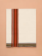 PANCHAA™ Handwoven Azo-Free Dyes Extra Weft Dhoti D7
