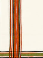 PANCHAA™ Handwoven Azo-Free Dyes Extra Weft Dhoti D7