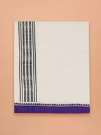 PANCHAA™ Handwoven Azo-Free Dyes Extra Weft Dhoti D11