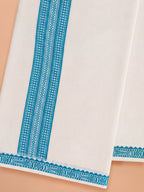 PANCHAA™ Handwoven Azo-Free Dyes Extra Weft Dhoti D9