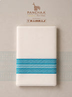 PANCHAA™ Handwoven Azo-Free Dyes Extra Weft Dhoti D9